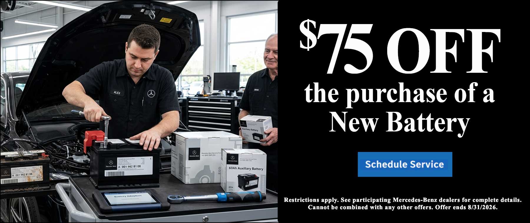 Mercedes-Benz $50 Off Any A or B Service in Reading, PA