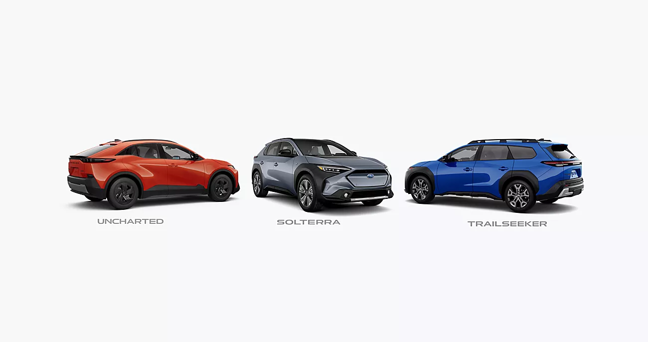 3 Subaru EV SUV Vehicles
