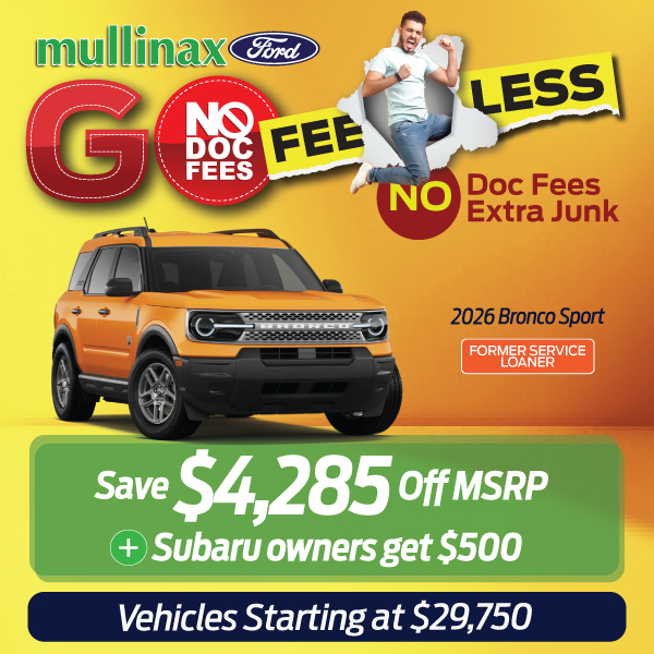2026 Bronco Sport: Save $4,285 off MSRP