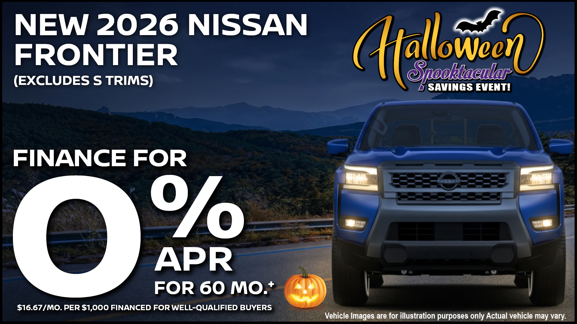2026 Nissan Frontier SV Crew Cab Lease Special