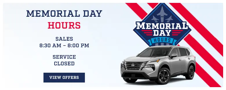 Memorial Day Hours