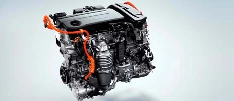 204-hp hybrid powertrain
