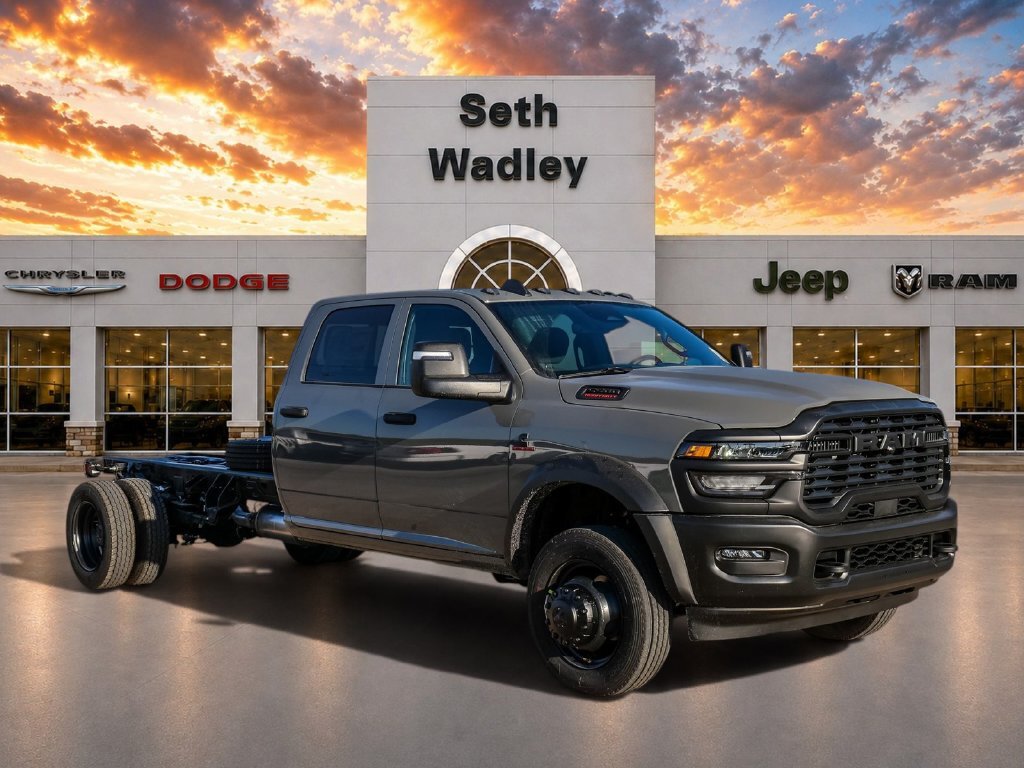 Front view of a Ram commercial truck from dealer photography