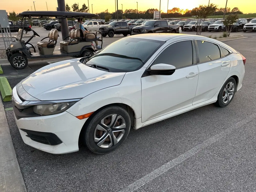Used 2016 Honda Civic LX with VIN 2HGFC2F53GH562174 for sale in Owasso, OK