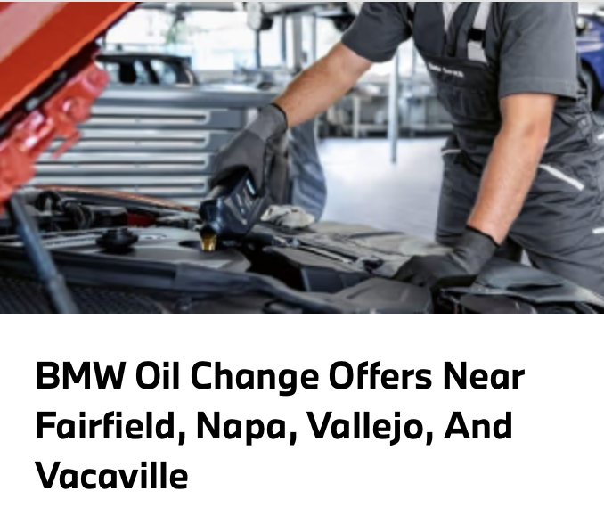 BMW Service Near Me Northern California