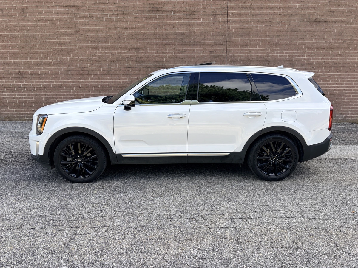 Used 2021 Kia Telluride SX with VIN 5XYP5DHC5MG137408 for sale in Kansas City