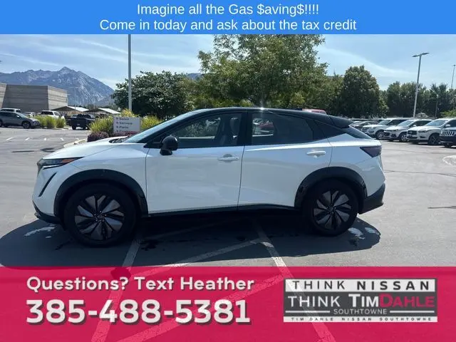 Used 2023 Nissan Ariya Evolve+ with VIN JN1DF0BB9PM706128 for sale in South Jordan, UT