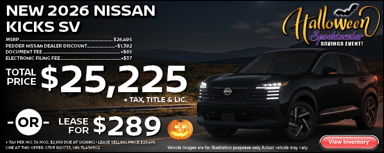 2026 Nissan Kicks SV