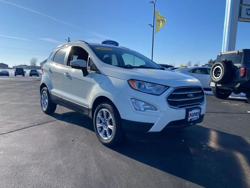 Used 2021 Ford EcoSport SE with VIN MAJ3S2GE2MC449260 for sale in Mount Carroll, IL
