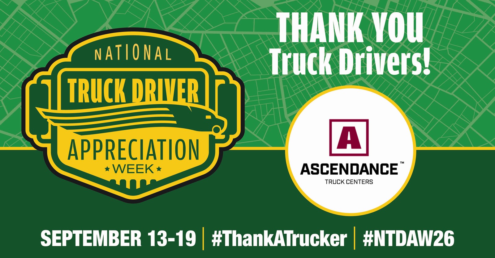 National Truck Driver Appreciation Week Banner 