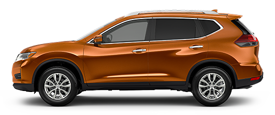 2017 Nissan Rogue SV, side profile