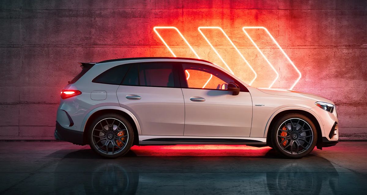 2026 Mercedes-AMG GLC 43 SUV in AMG trim, side view
