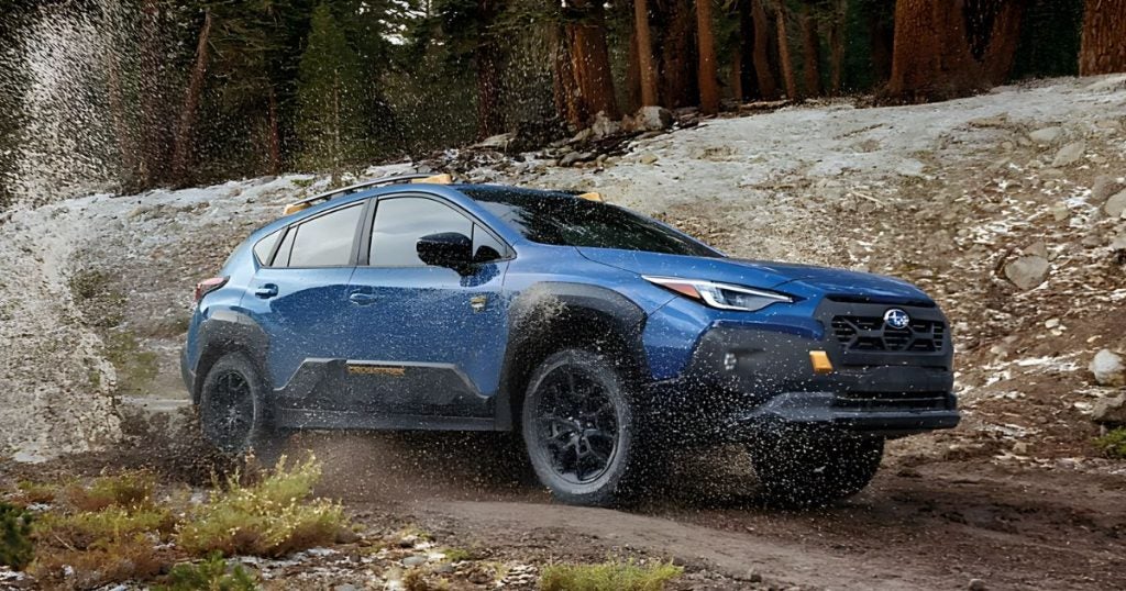 The 2026 Subaru Crosstrek Wilderness in Geyser Blue