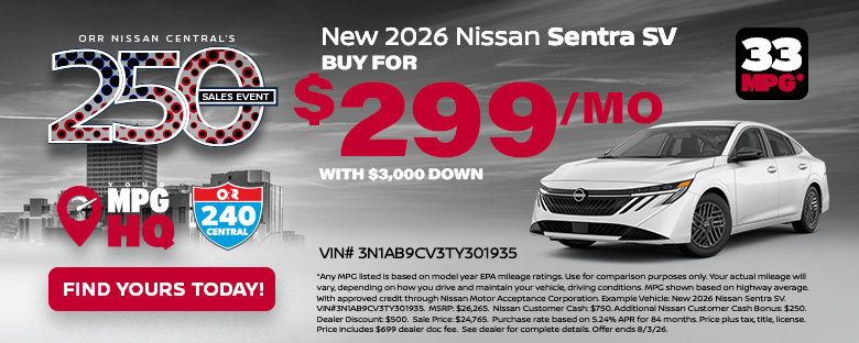 New 2026 Nissan Sentra