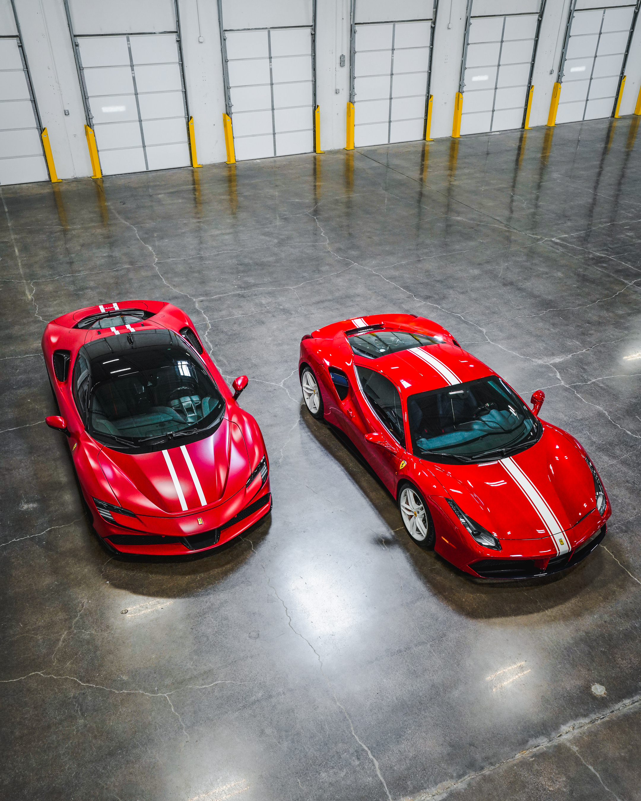 Ferrari SF90 and Ferrari 488 GTB