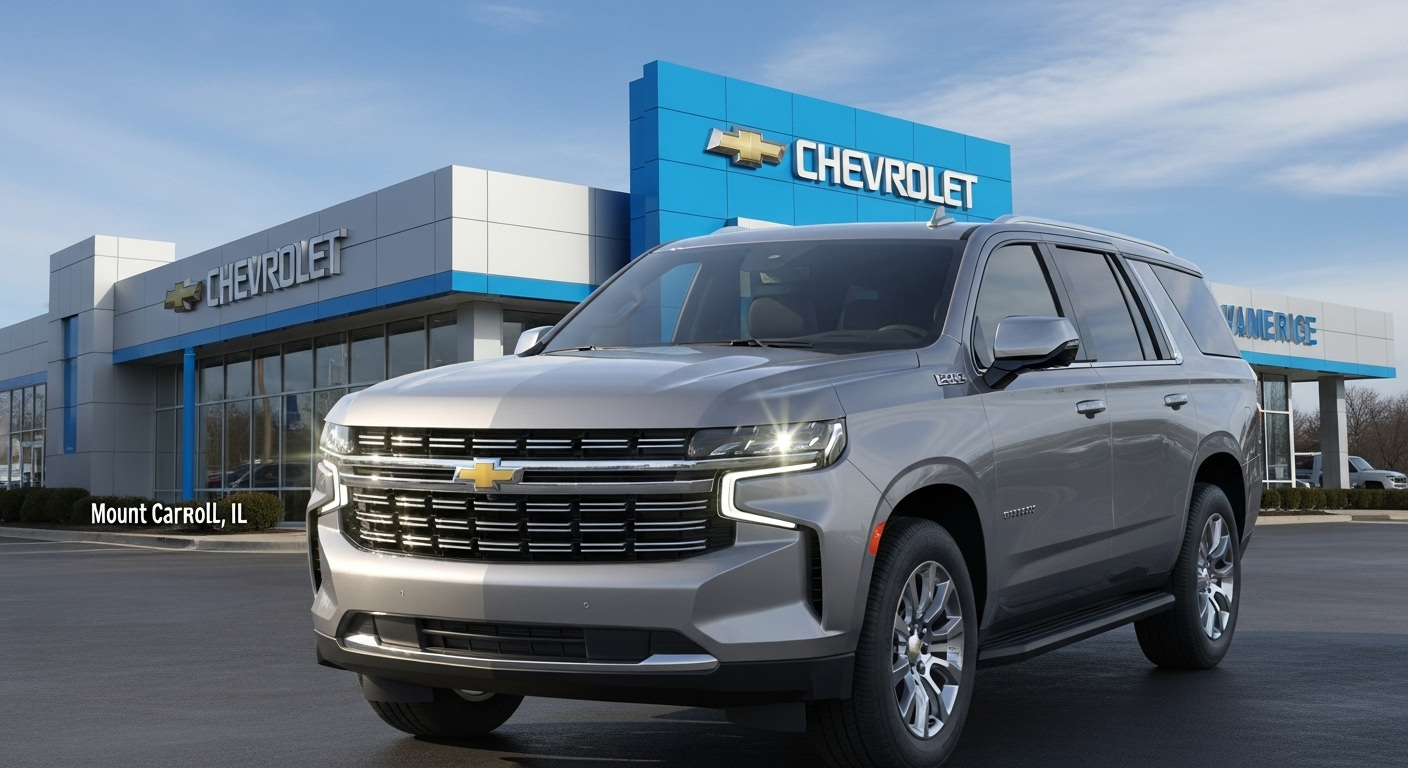 Discover the latest Chevrolet Suburban offers and finance options available in Mount Carroll, IL. Whether you're looking to upgrade your current vehicle or explore new financing opportunities, our dealership provides a range of options tailored to meet your needs. Learn more about how you can drive away in a new Chevrolet Suburban today.