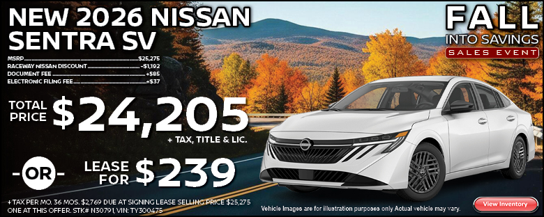 2026 Nissan Sentra Lease Offer