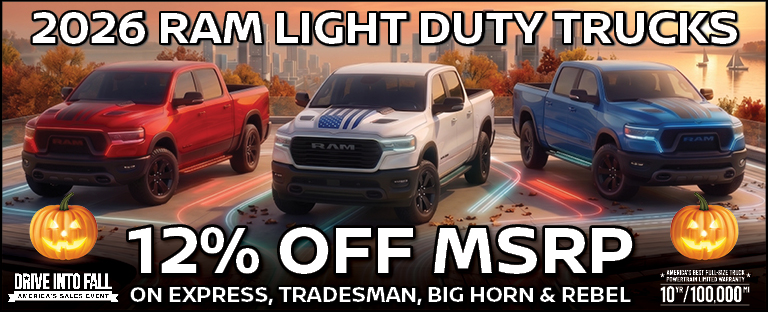 2026 RAM LIGHT DUTY TRUCKS