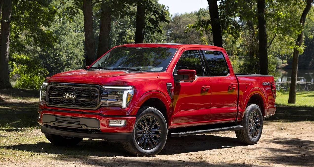 red 2024 Ford F-150 Hybrid