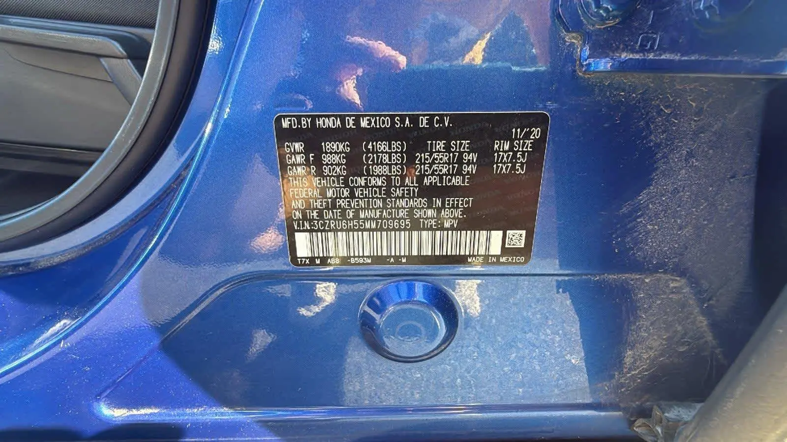 2021 Honda HR-V EX photo 9