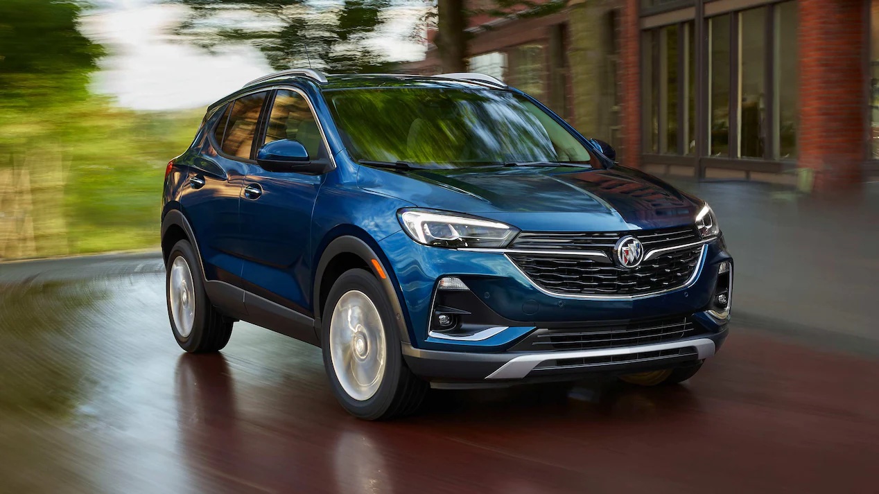 blue 2023 buick encore GX