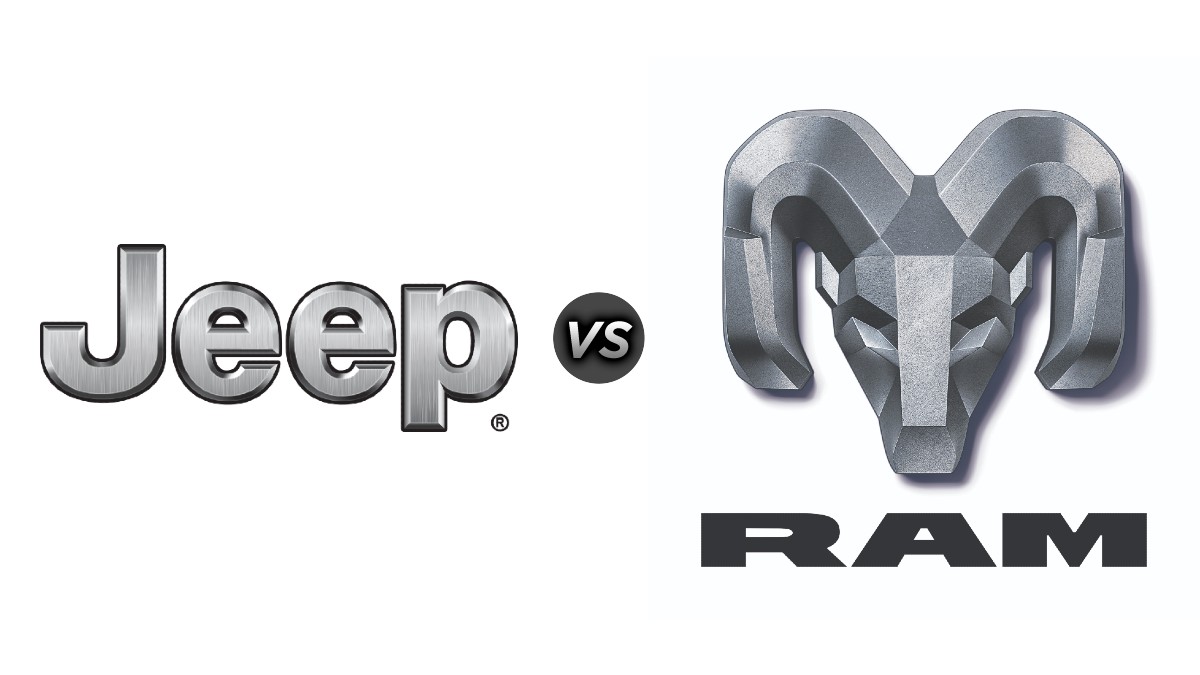 Jeep vs RAM Logos