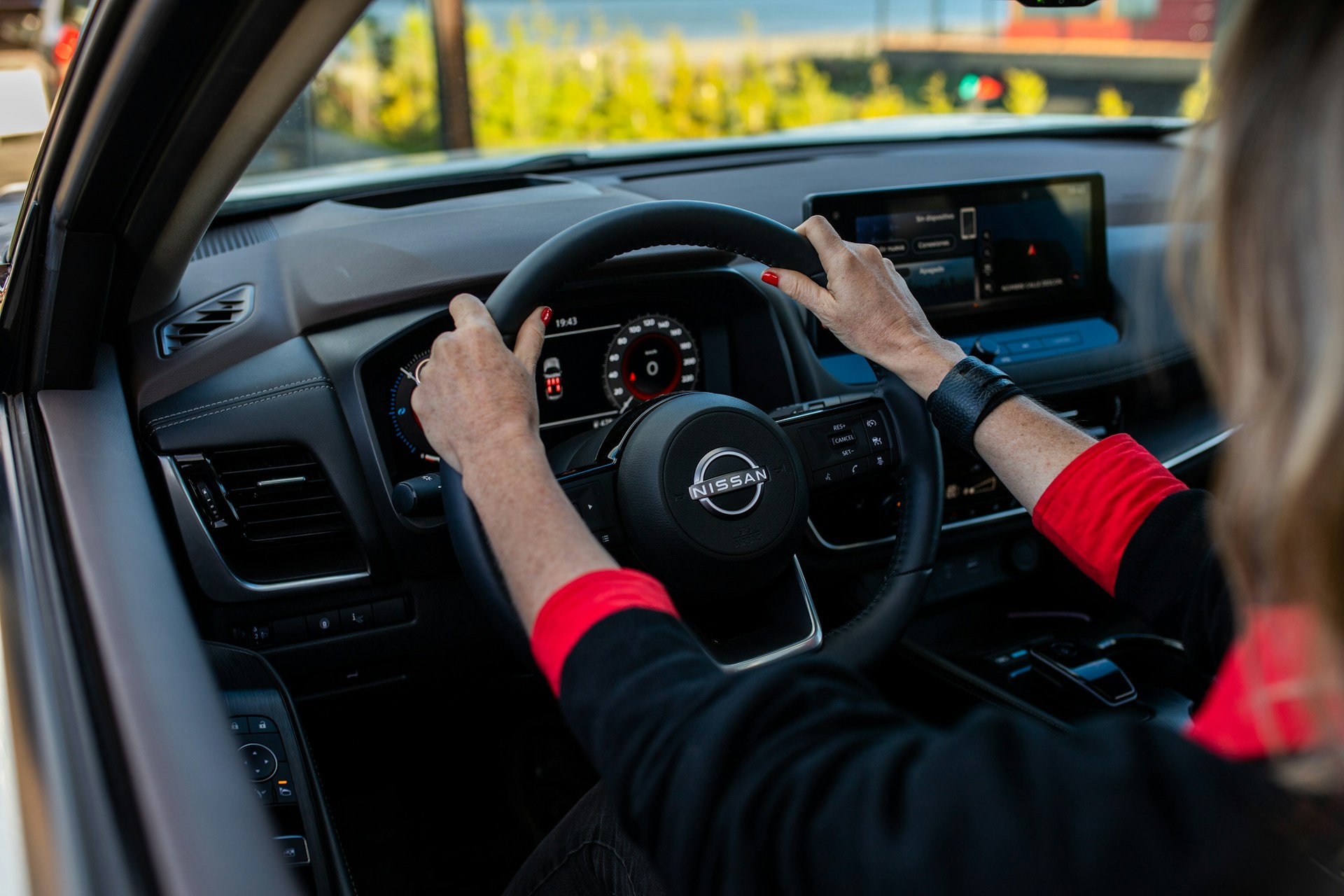 Nissan EV driver