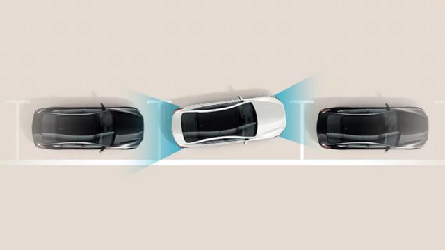 parking collision avoidance assist safety feature shown on a 2025 Hyundai IONIQ 6