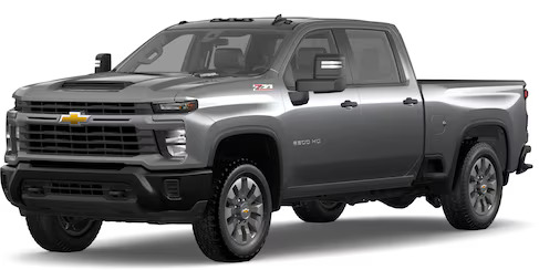 The 2024 Chevrolet Silverado 2500 HD Custom trim level.