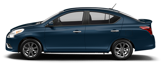 2017 Nissan Versa SL sedan, side profile