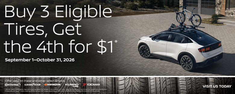 September and October Nissan Tire Offer Special