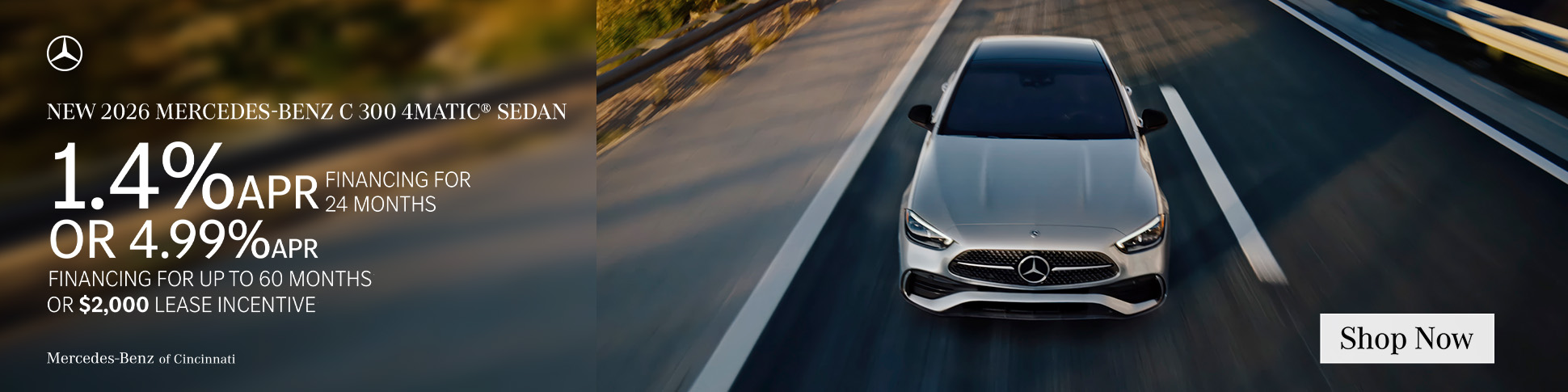 New 2026 Mercedes-Benz C 300 4MATIC® Sedan