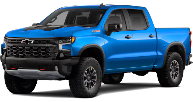 Blue 2025 Chevrolet Silverado 1500 ZR2 Trim