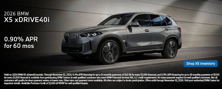2026 BMW X5 xDrive40i
