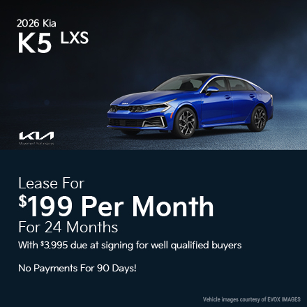 2026 Kia Carnival LXS   Lease For $186 Per Month For 24 Months With $7,250 Due At Signing For Well Qualified Buyers Plus Get Up To $3,458 Dealer Discount