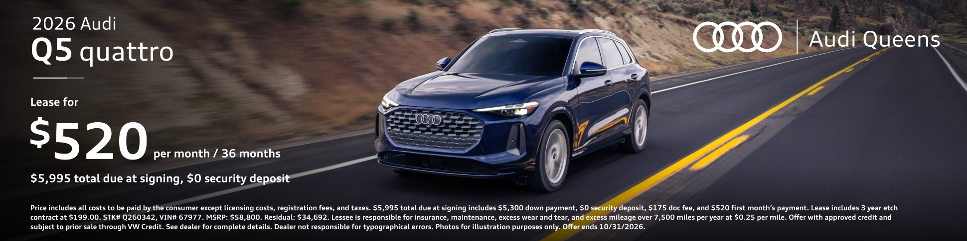 2026 Audi Q5 quattro Offer