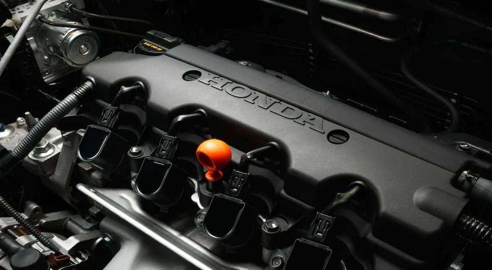 The i-VTEC engine is shown in the 2021 Honda HR-V.