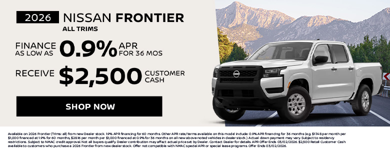 2026 Nissan Frontier 