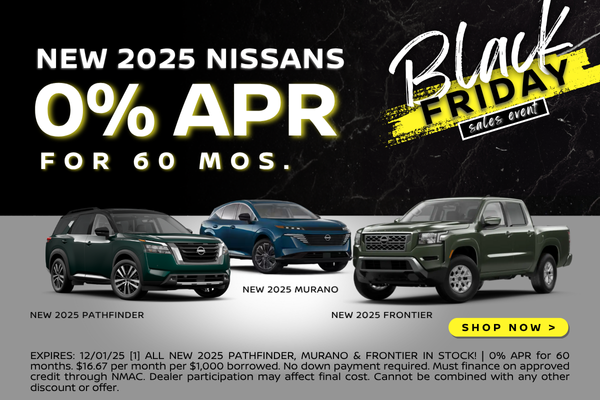 Nissan 0% APR offer