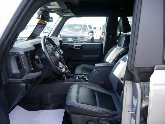 Used 2023 Ford Bronco 4-Door Big Bend with VIN 1FMDE5DH5PLB84730 for sale in Alliance, OH