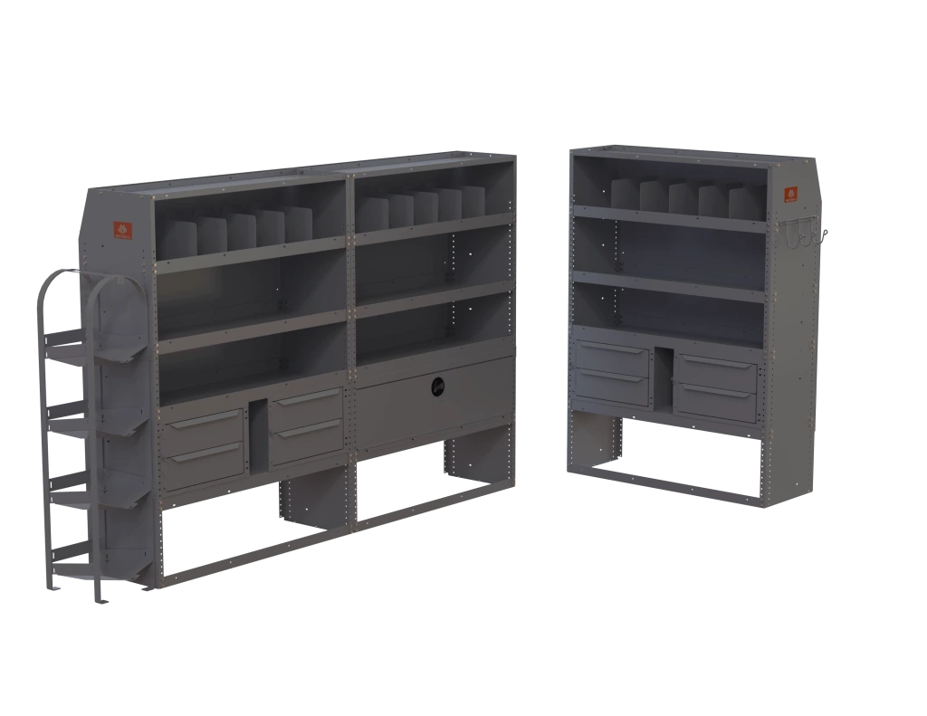 HVAC Cargo Van Shelving