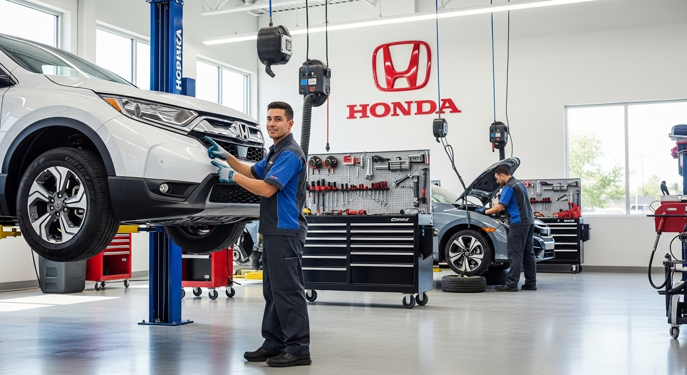 Experience top-notch Honda A1 Service at Kunes Honda of Quincy, conveniently located near Palmyra, IL. Our certified technicians provide comprehensive maintenance, including oil changes and tire rotations, ensuring your vehicle's longevity and performance. Trust us for all your Honda service needs.