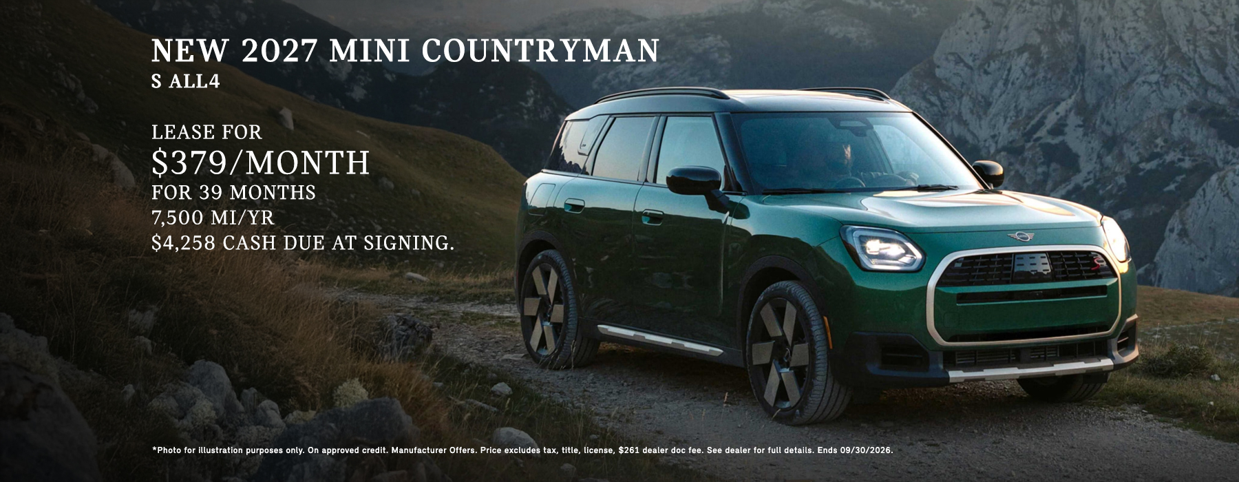 2027 MINI COUNTRYMAN S ALL4 Offer