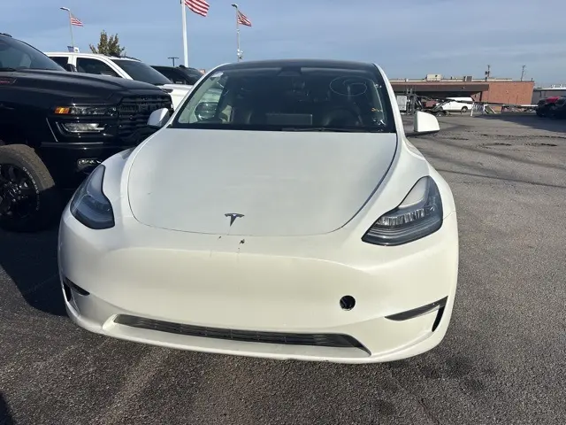 Used 2023 Tesla Model Y Long Range with VIN 7SAYGDEE2PA037038 for sale in Tulsa, OK