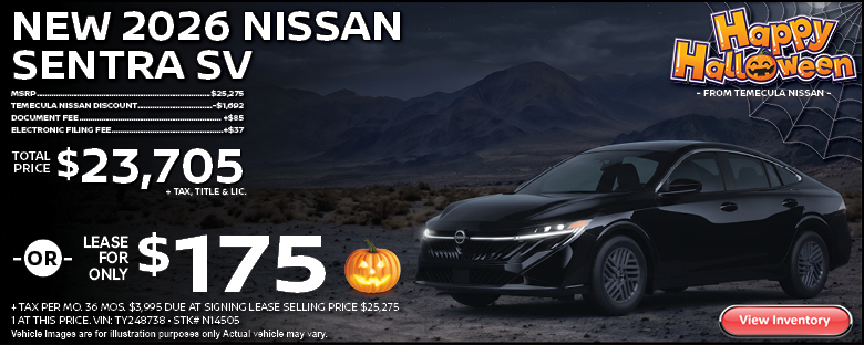 New 2026 Nissan Sentra SV