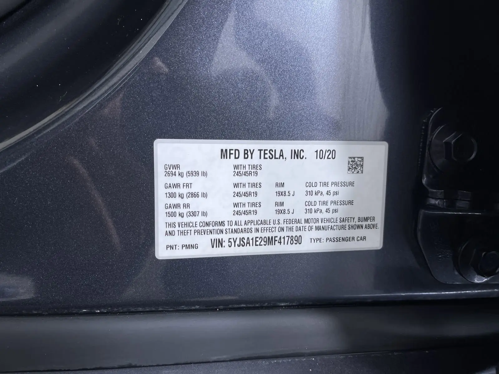 2021 Tesla Model S Long Range Plus photo 11
