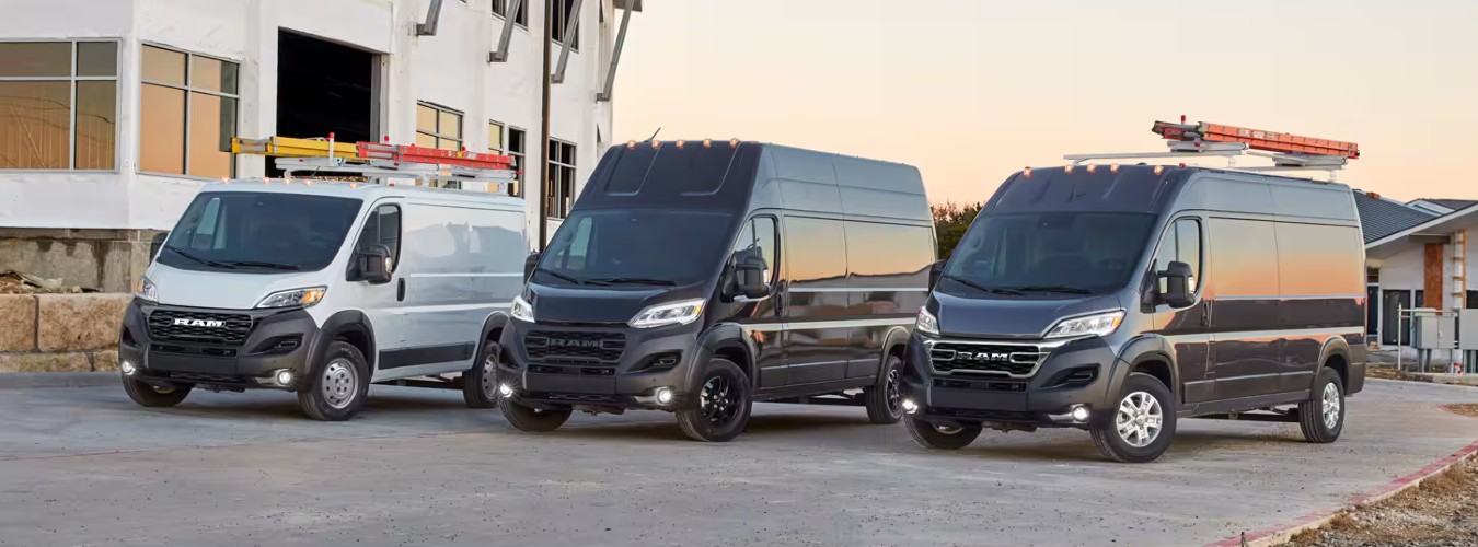 2025 RAM ProMaster Lineup Exterior Driver Side Front Profile