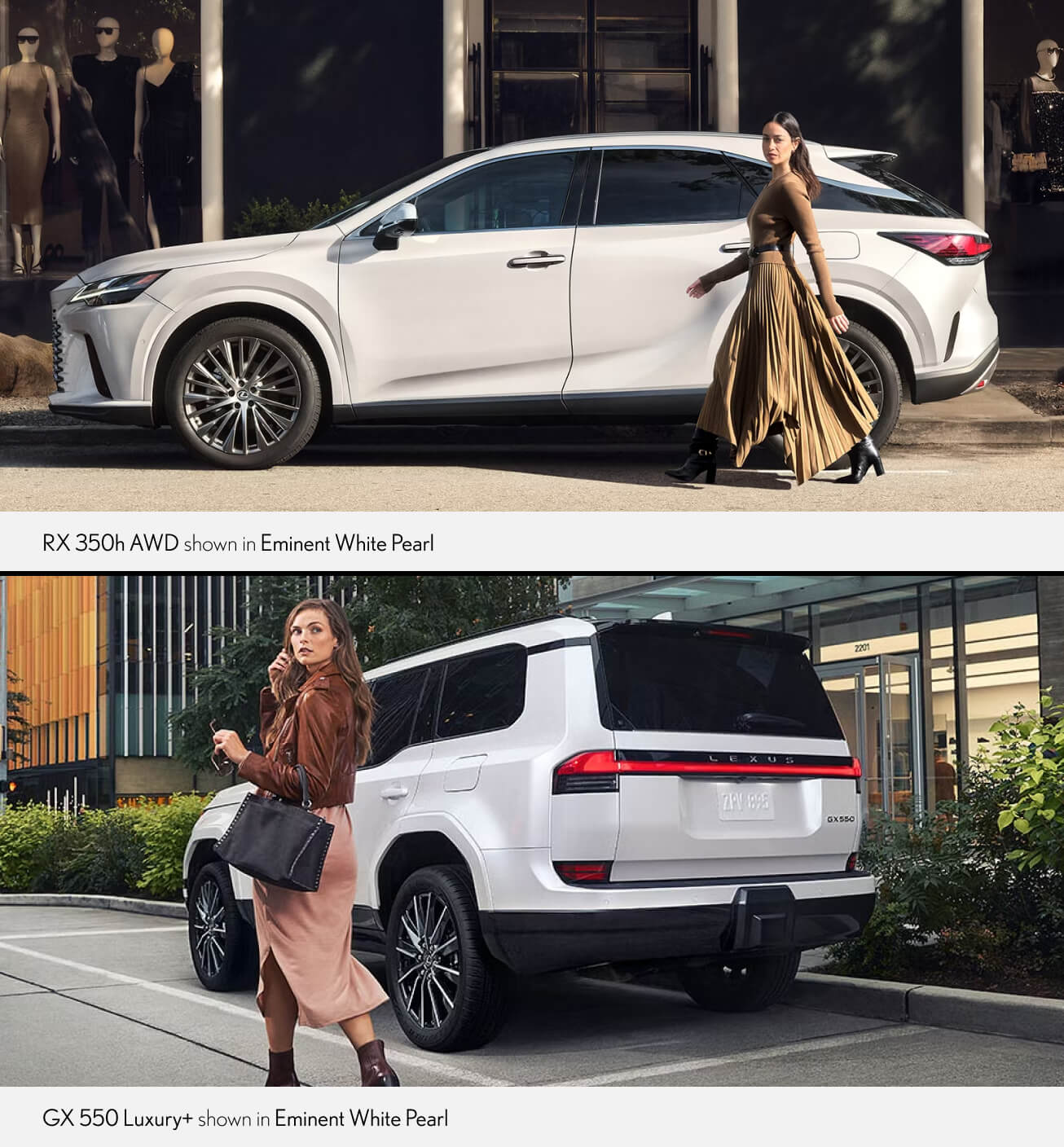 Compare the Lexus RX vs. GX L1