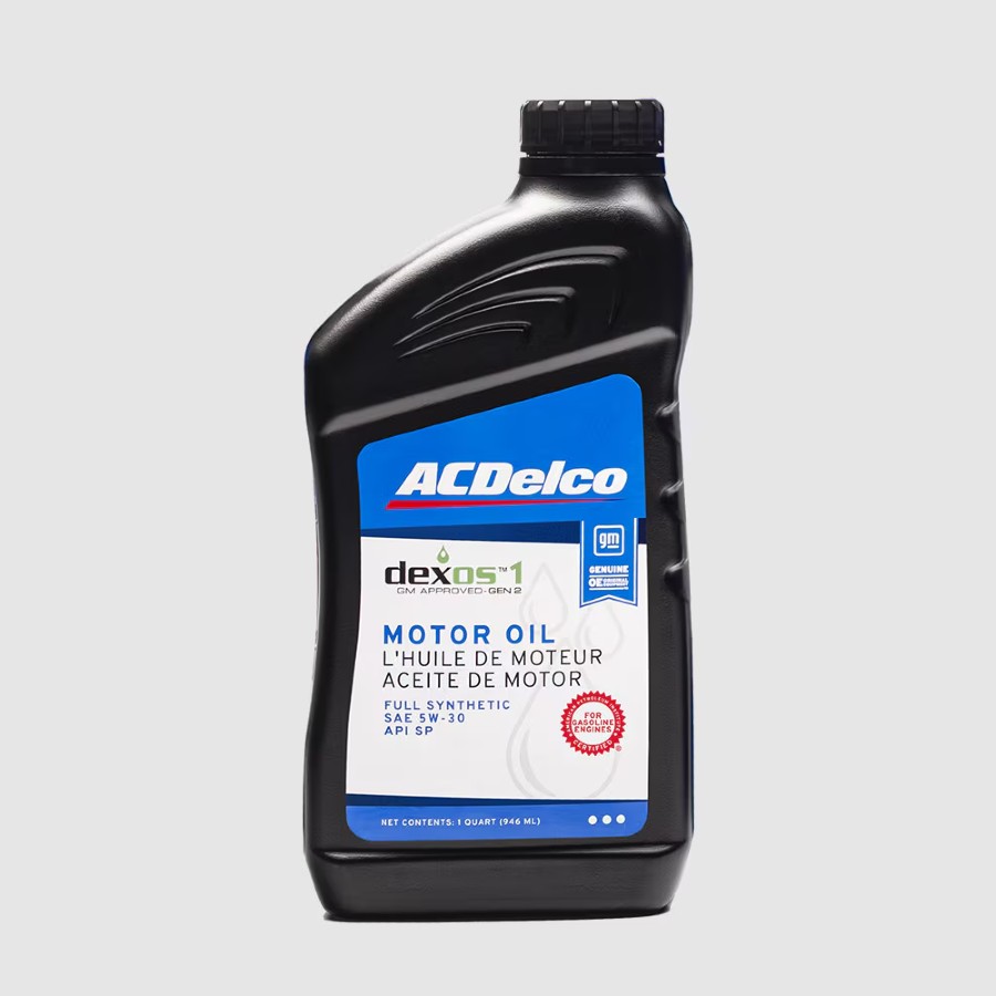Bottle of ACDelco Dexos1 Gen 2 Motor Oil