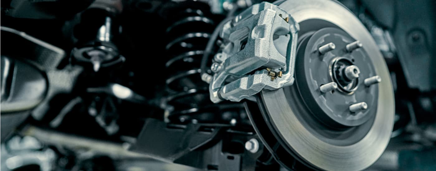 Set of brakes and rotors